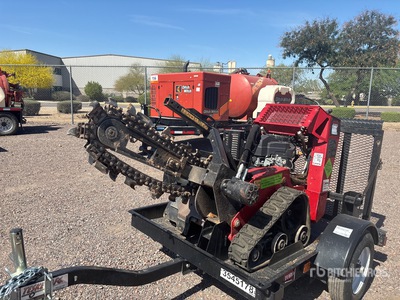 2021 Toro TRX16 Walk Behind Trencher w/2021 Teske Trailer