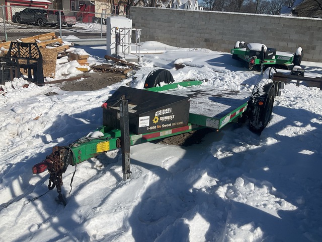 2016 Pratt EZ-1265S 12 ft S/A Ground Load Trailer