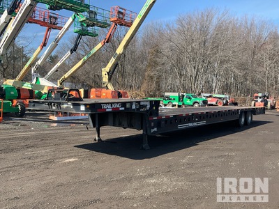 2018 Trail King TK80HT 40 ft T/A Gooseneck Hydraulic Tail Trailer