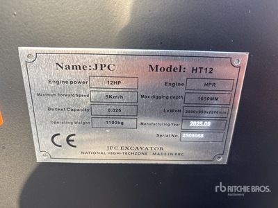 JPC HT12 Minibagger (Unused)