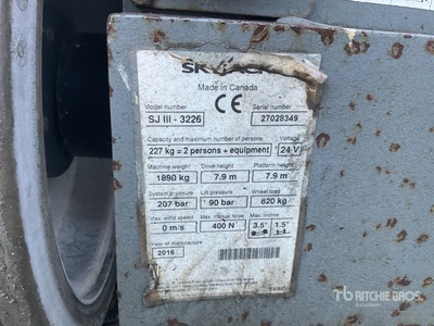 2016 Skyjack SJ326 Ascenseur à ciseaux