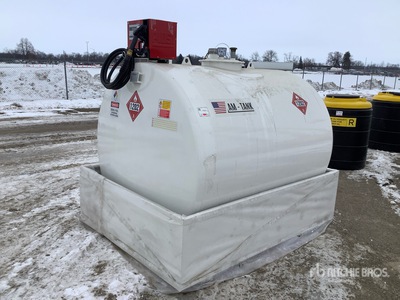 2025 AM Tank 1000 1050 gal Skid Mounted Steel Diesel Kraftstofftank (Unused)
