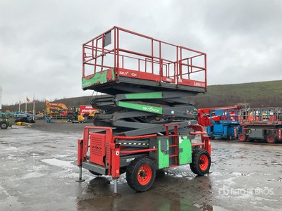 2017 Skyjack SJ8841 4x4 Diesel Scissor Lift