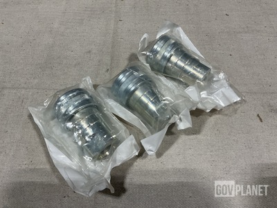 (437) Foster Manufacturing H4S10 Quick Disconnect Coupling Halves