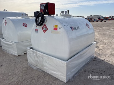 2025 AM Tank 1000 1050 gal Skid Mounted Steel Diesel Réservoir de carburant (Unused)