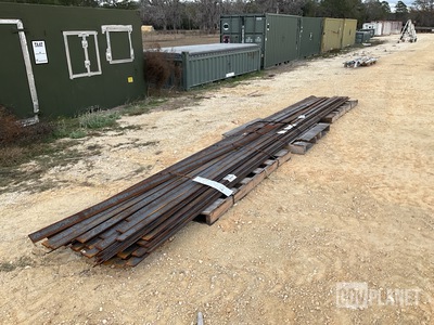 Lot of 20' 10" X 3" X 3/8" Metal Flat Bars