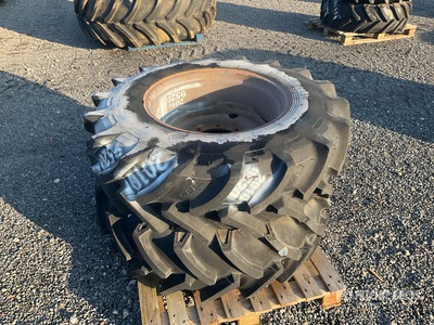 Quantity of (2) Petlas TA-110 340/85R24 & Mitas RD-01 340/85R24 Wheels