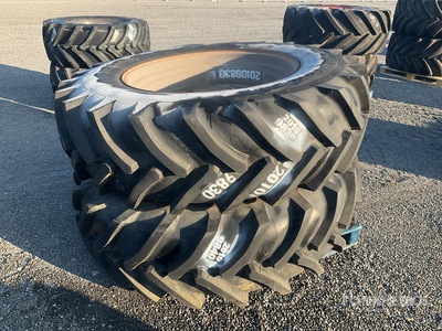 Quantity of (2) Mitas 20.8R42 156A8 / 153B RD-20 Räder