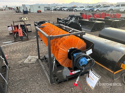 2026 GIYI GY-SE61 61 in Skid Steer Broom (Unused)