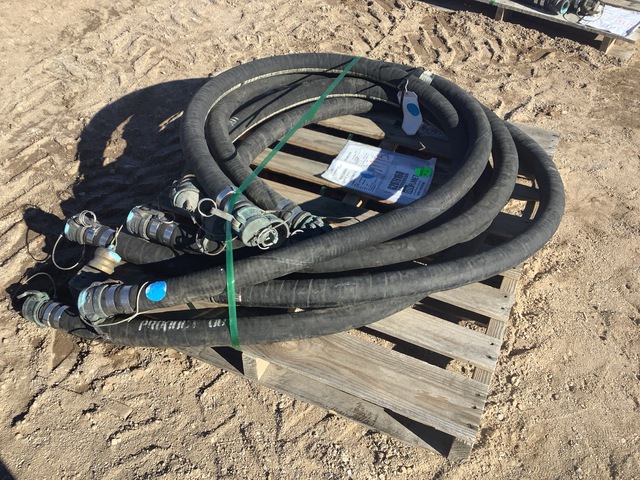 (5) Novaflex A-A-59566 Water Suction Hose Assemblies