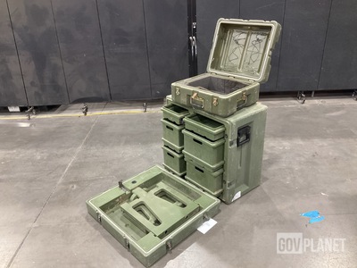 (1) Field Desk & (16) Storage Cases