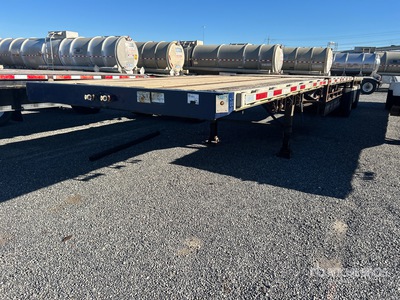 2009 Great Dane 48 ft T/A Spread Axle Flatbed Trailer