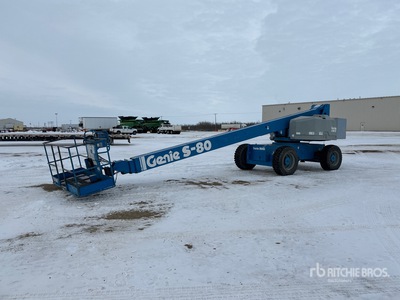 1997 Genie S-80 4WD Gasoline Teleskoparbeitsbühne