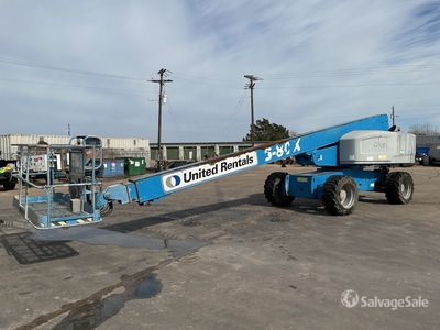 2014 Genie S-80X 4WD Diesel رافعة تليسكوبية بذراع تطويل