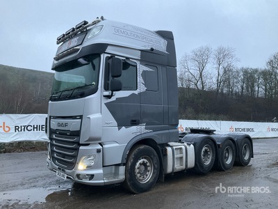 2021 DAF XF 530 Heavy Haul Twin Steer 8x4 150 Ton Quad/A Sleeper Truck Tractor