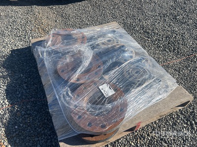 Quantity of (12) 2 in Ring Gasket Flanges & (6) 6 in Gasket Flanges Varios. Industrial