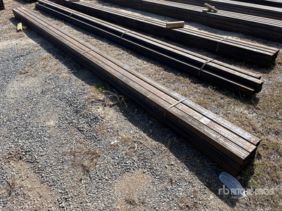 Quantity of (9) 3-1/2X2-1/2X3/16 Rectangle Tube