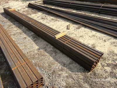 Quantity of (20) 2-1/2X2-1/2X3/16&1/4 Mix Tube (Unused)