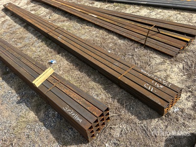 Quantity of (16) 1-1/2X3X14Ga Rectangle Tube