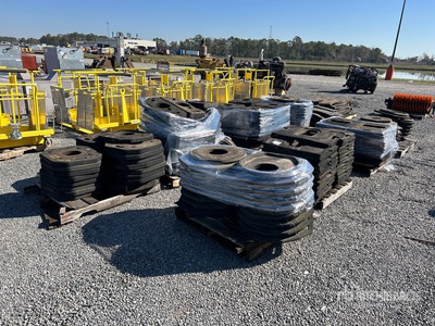 Quantity of (10) Pallets of Traffic Barrier Bases