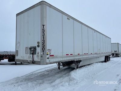 2014 Wabash DVC 53 ft x 102 in T/A Van Trailer