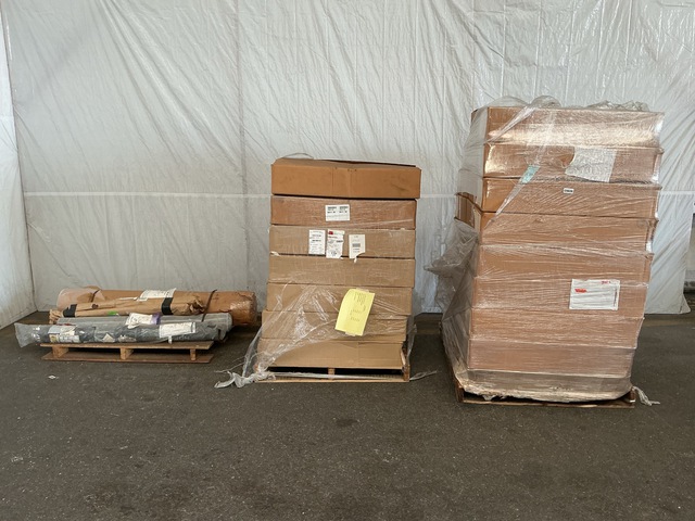 (120) Sheets, (50) Yards of Packing Material, (3) Sheets & Assorted Items