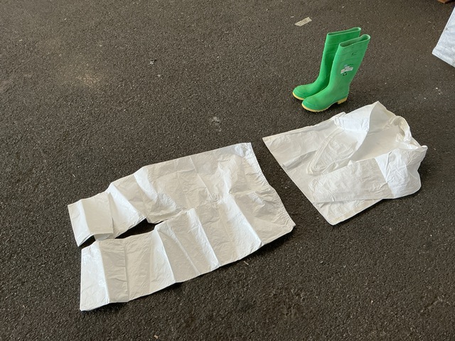 (17) Disposable Shirts, (5) Pairs of Disposable Trousers & Assorted Items