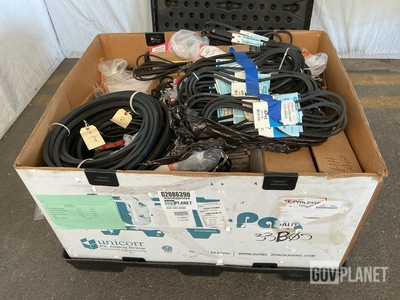 (62) Ribbon Belts, (29) V-Belts, (6) O-Rings & Assorted Items