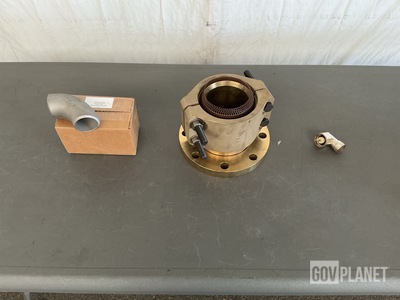 (17) Pipe Elbows, (8’) of Metal Tube, (3) Coupling Halves & Assorted Items