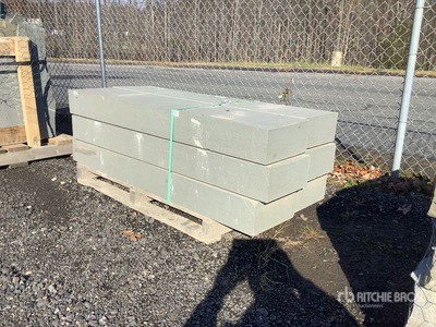 Quantity of 14 in x 60 in x 6 in Thermal Bluestone Steps