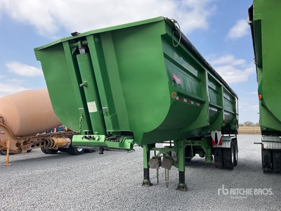 2019 Gallegos 26 ft 10 in T/A Frameless Remolque de Volteo / End Dump Trailer