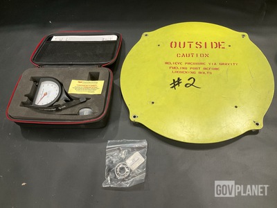 (1) Tensiometer, (2) Annular Ball Bearings, (1) Access Cover & Assorted Items