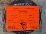 Safety Certification Label
