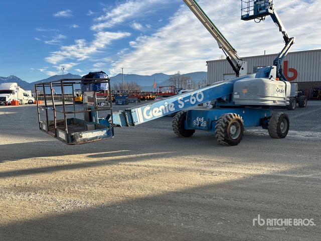 2000 Genie S-60 4WD Diesel Telescopic Boom Lift | Ritchie Bros. Auctioneers