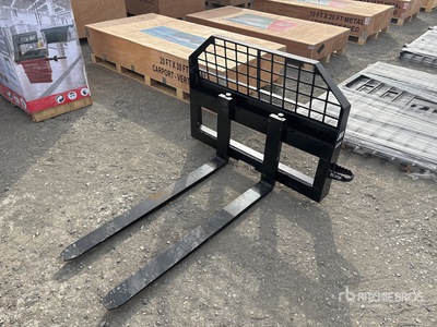 JBX 4000 48 in Skid Steer Forks (Unused)