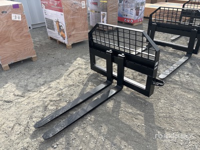 JBX 4000 48 in Skid Steer Forks (Unused)