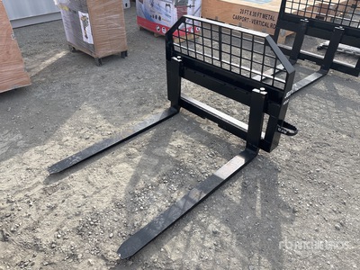 JBX 4000 48 in Skid Steer Forks (Unused)