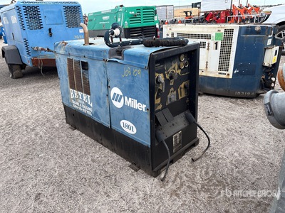2006 Miller Big Blue 400 400 A Skid-Mounted Stick Motor aangedreven lasser