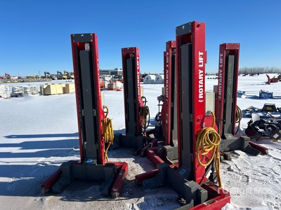 Quantity of (6) Portable Rotary Mobile Column Fahrzeug-Hebebühne