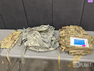 (6) Large Field Pack Sets, (26) Hydration Systems & Assorted Items