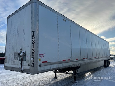 2014 Wabash DVC 53 ft x 102 in T/A Van Trailer