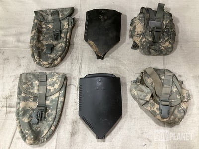 (114) Canteen Pouches, (22) Entrenching Tool Covers & Assorted Items