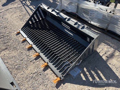 2025 GIYI RB66 66 in Rock Skid Steer Bucket (Unused)