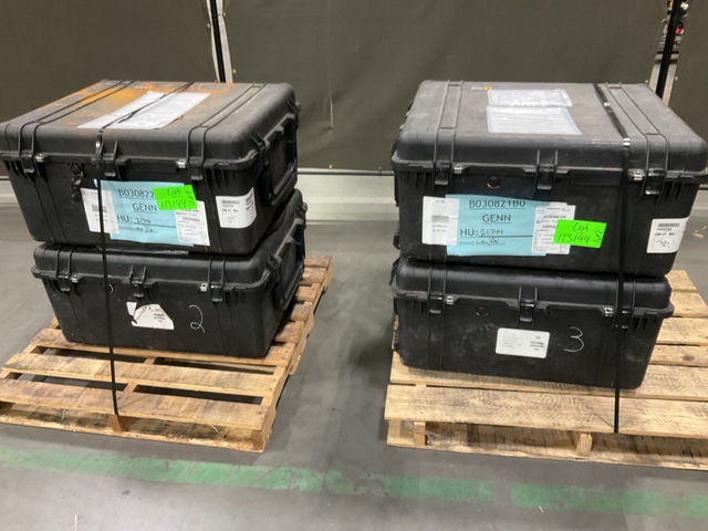 (4) Pelican Storage Cases