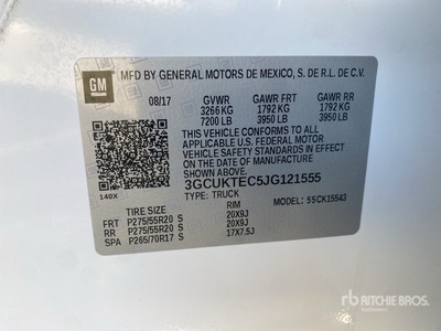 2018 Chevrolet Silverado 1500 High Country 4x4 Crew Cab Pickup