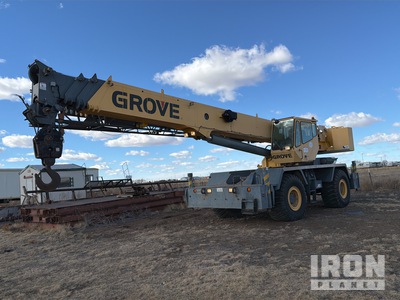 Grove RT600E 50 ton 4x4x4 Grue pour terrain accidenté
