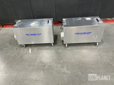 (4) Omnitec OA600V-708 HEPA Air Filtration Systems