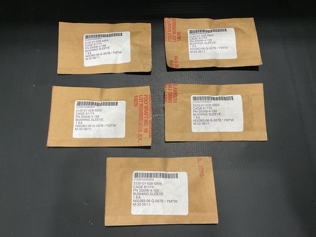 (12) Northrop Grumman S5006-4-188 Sleeve Bushings