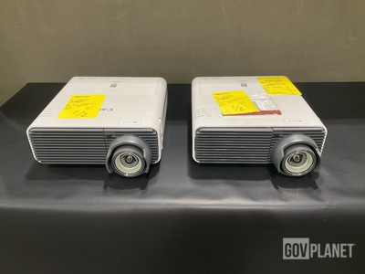 (2) Canon WUX450ST Data Projectors