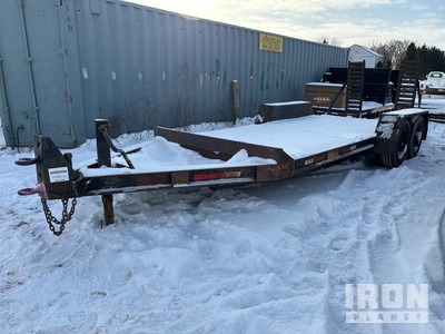 1999 Rankin 09DD3703 19 ft T/A Equipment Trailer